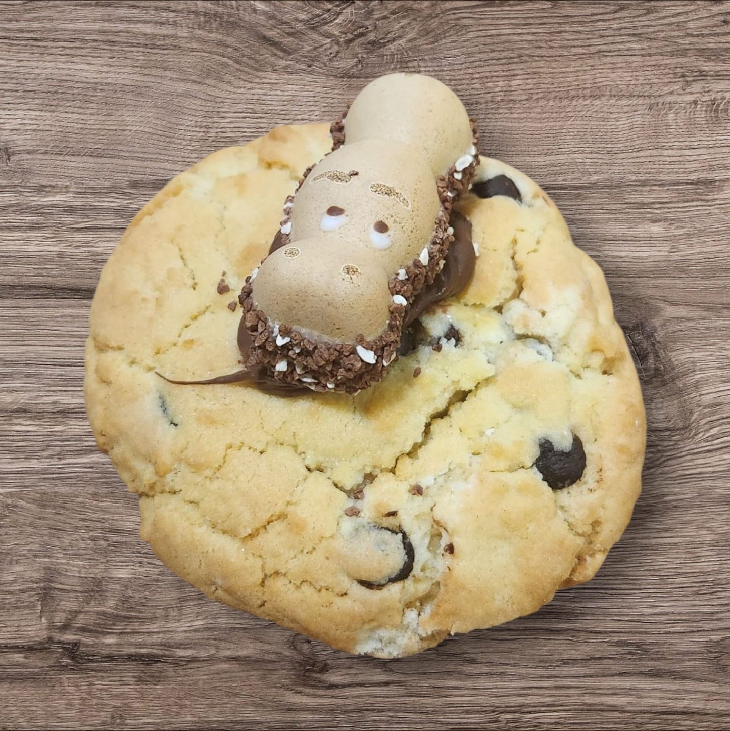 Happy Hippo Stuffed Cookie