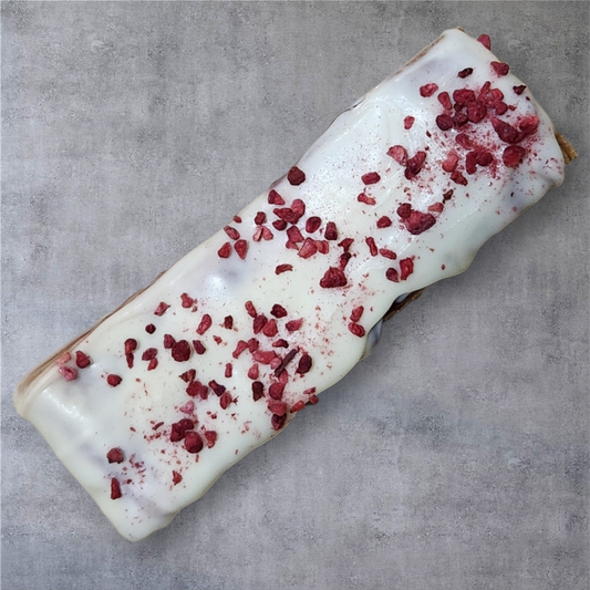 White Chocolate & Raspberry Cookie Bar